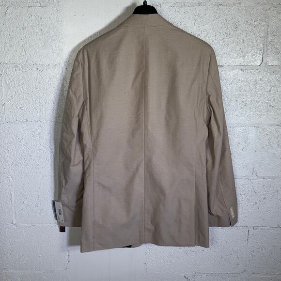 Tommy Hilfiger Men's Modern-Fit Th Flex Stretch Chambray Jacket - Tan 38L $360 - Picture 3 of 10